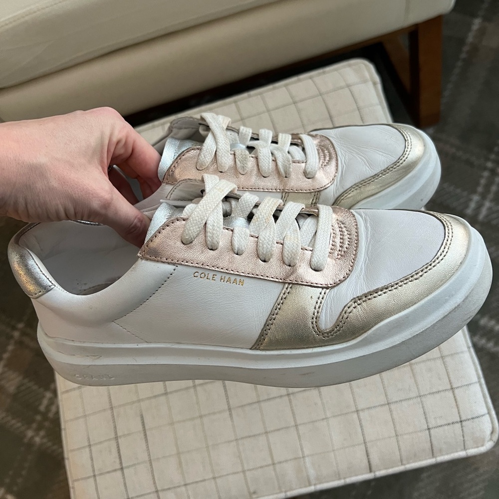 Cole Haan Metallic Sneakers